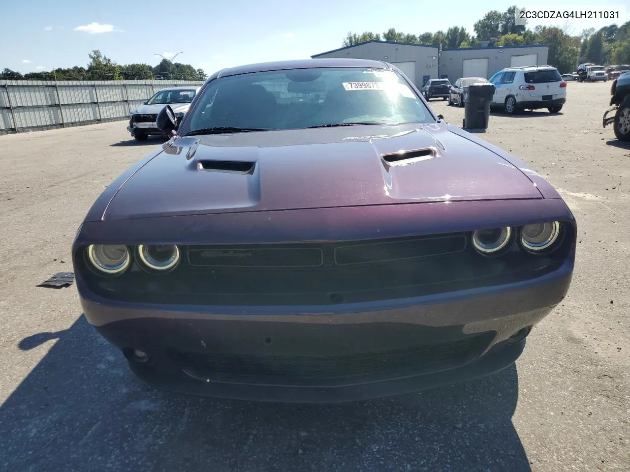 2020 Dodge Challenger Sxt VIN: 2C3CDZAG4LH211031 Lot: 73998734