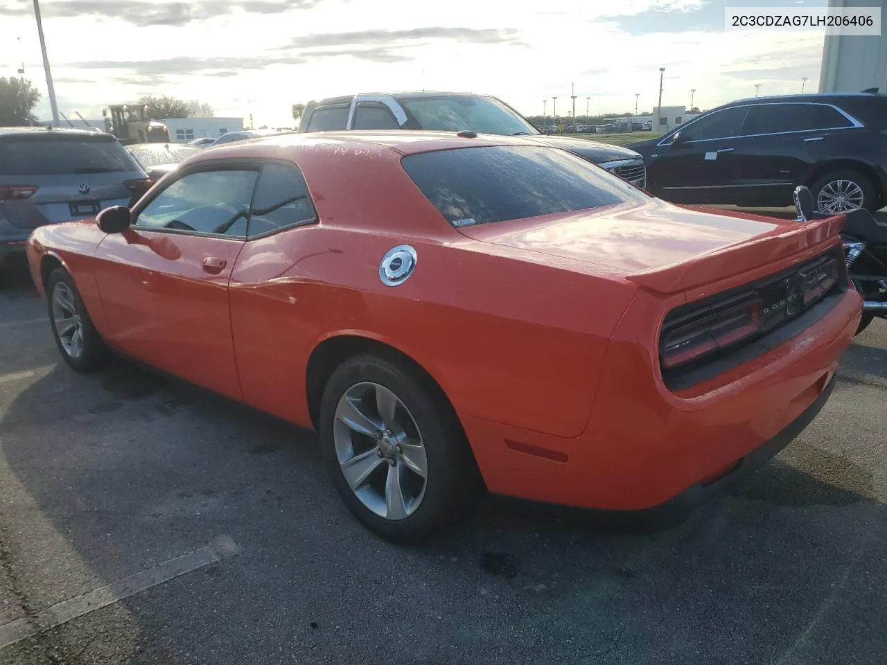 2020 Dodge Challenger Sxt VIN: 2C3CDZAG7LH206406 Lot: 74107534