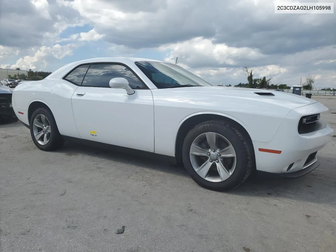 2020 Dodge Challenger Sxt VIN: 2C3CDZAG2LH105998 Lot: 74120134