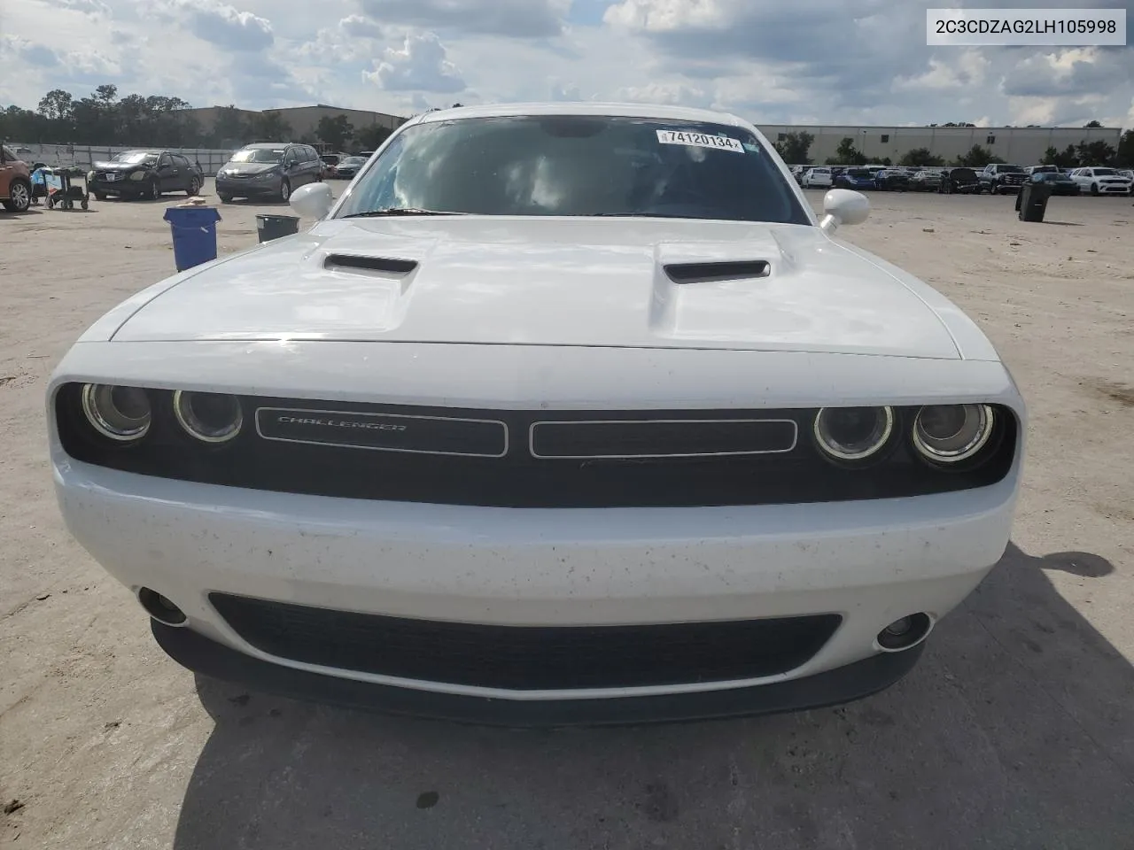 2020 Dodge Challenger Sxt VIN: 2C3CDZAG2LH105998 Lot: 74120134