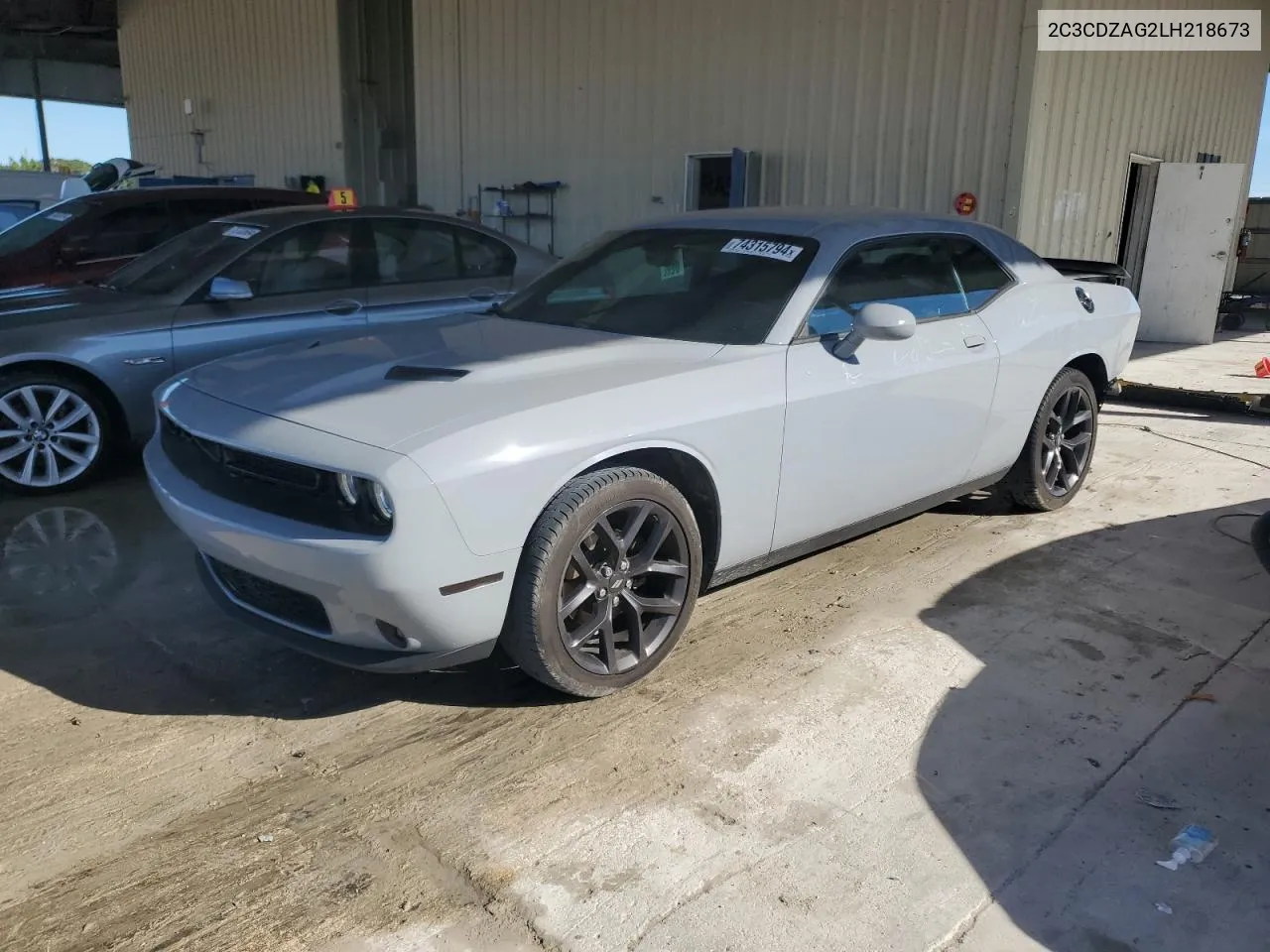 2020 Dodge Challenger Sxt VIN: 2C3CDZAG2LH218673 Lot: 74315794