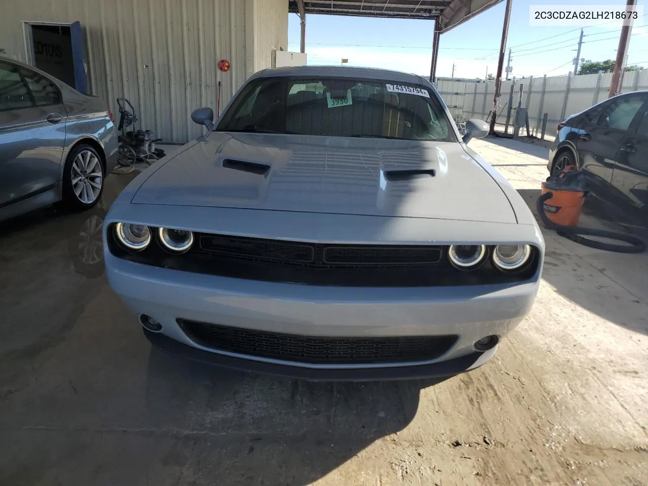 2020 Dodge Challenger Sxt VIN: 2C3CDZAG2LH218673 Lot: 74315794