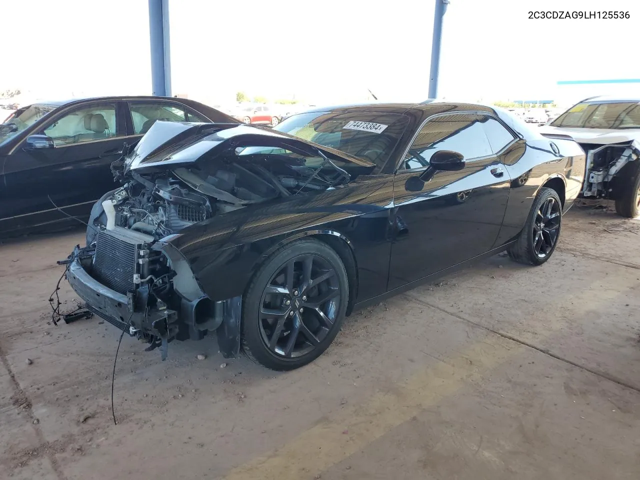 2020 Dodge Challenger Sxt VIN: 2C3CDZAG9LH125536 Lot: 74473384