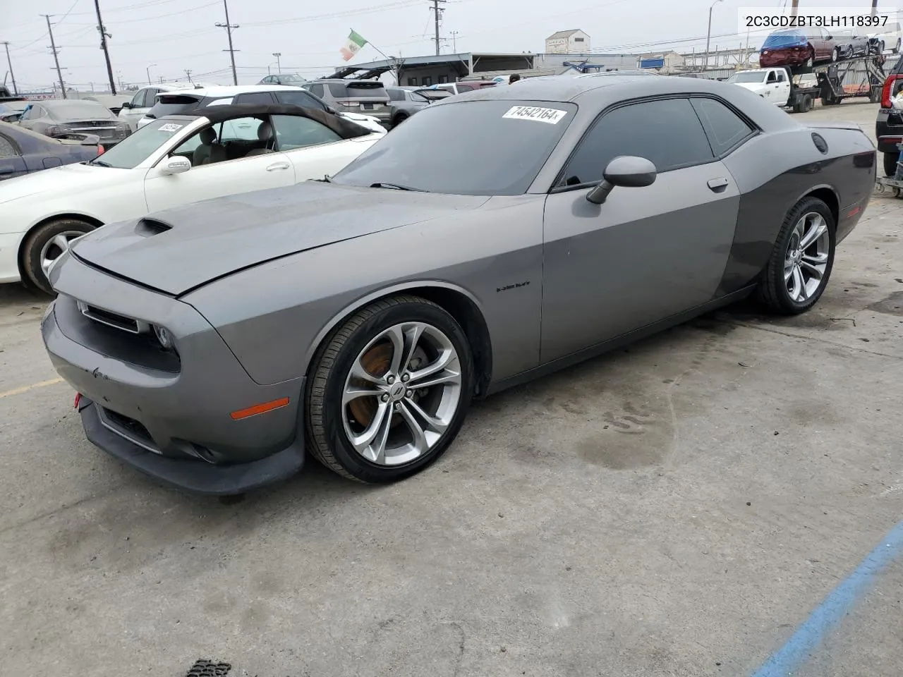 2020 Dodge Challenger R/T VIN: 2C3CDZBT3LH118397 Lot: 74542164