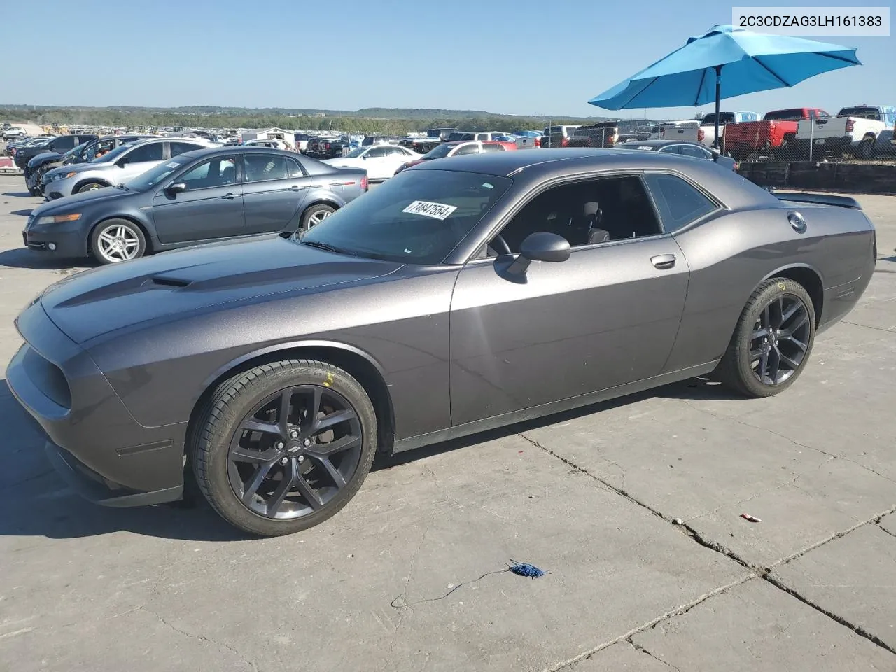 2020 Dodge Challenger Sxt VIN: 2C3CDZAG3LH161383 Lot: 74847554