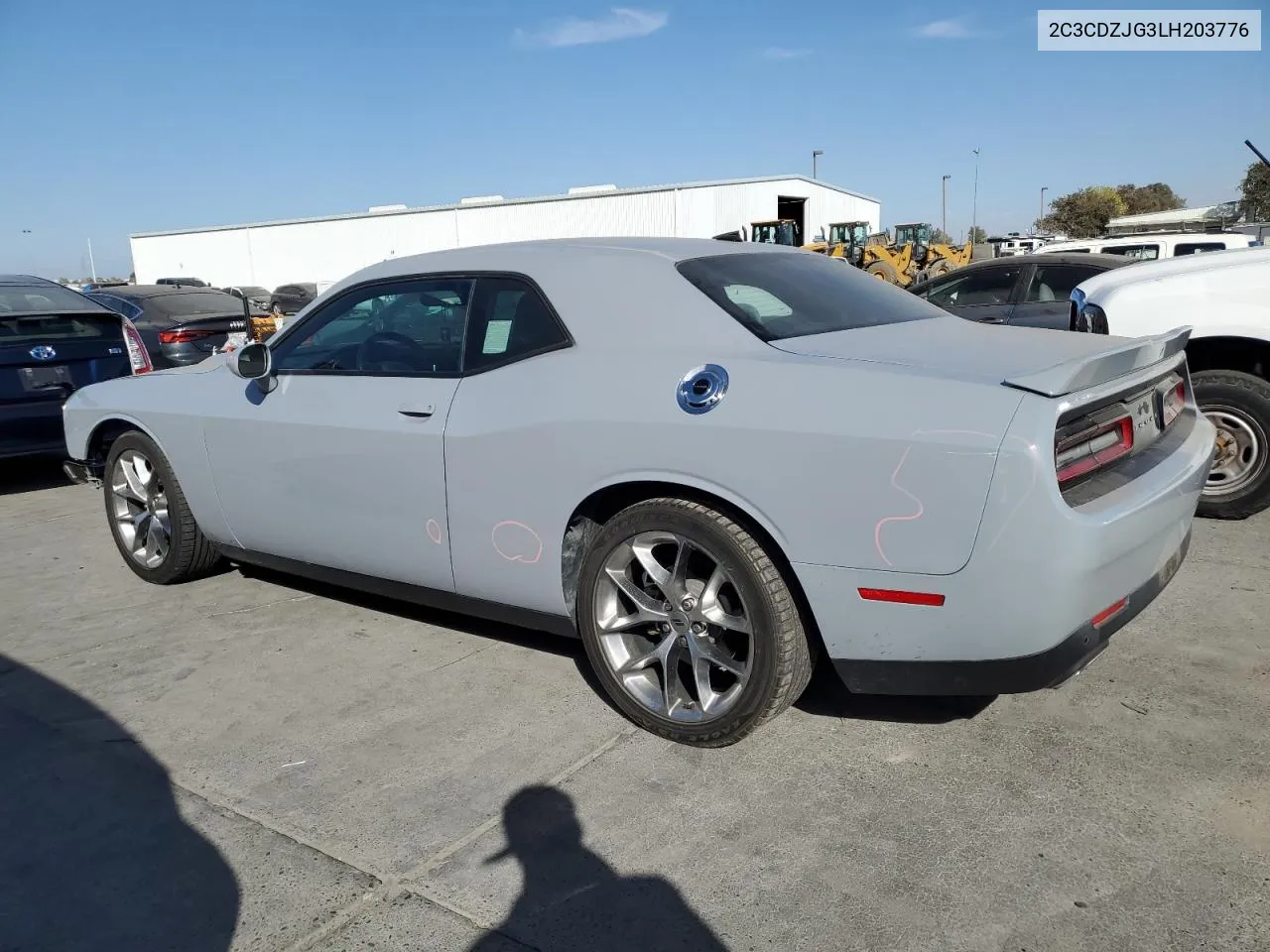 2020 Dodge Challenger Gt VIN: 2C3CDZJG3LH203776 Lot: 75052664