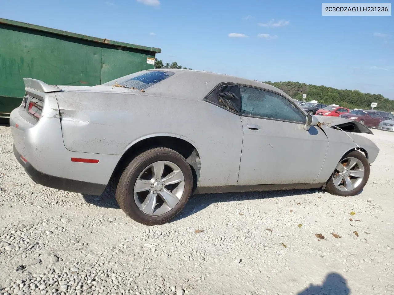 2020 Dodge Challenger Sxt VIN: 2C3CDZAG1LH231236 Lot: 75154044