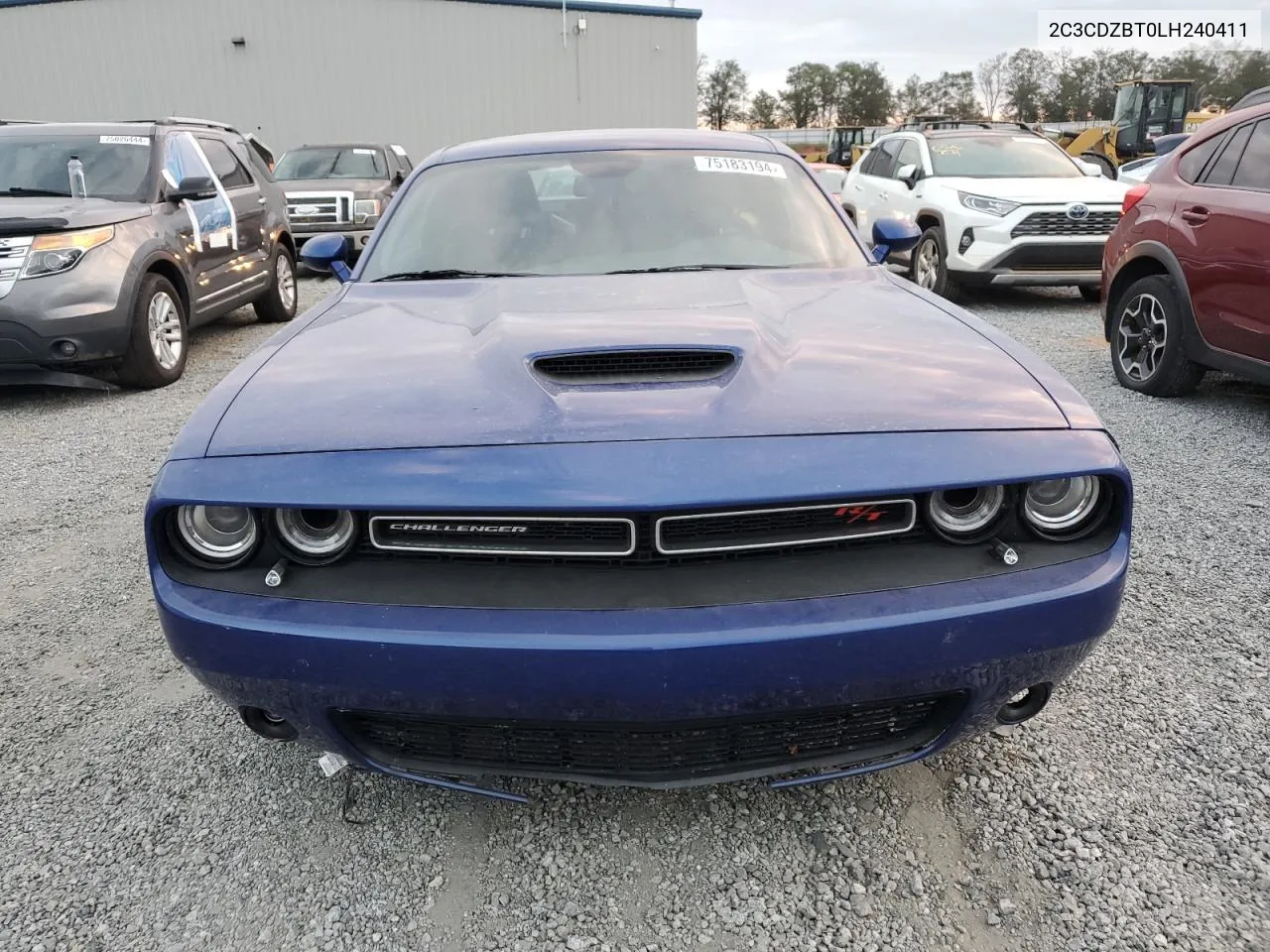 2020 Dodge Challenger R/T VIN: 2C3CDZBT0LH240411 Lot: 75183194