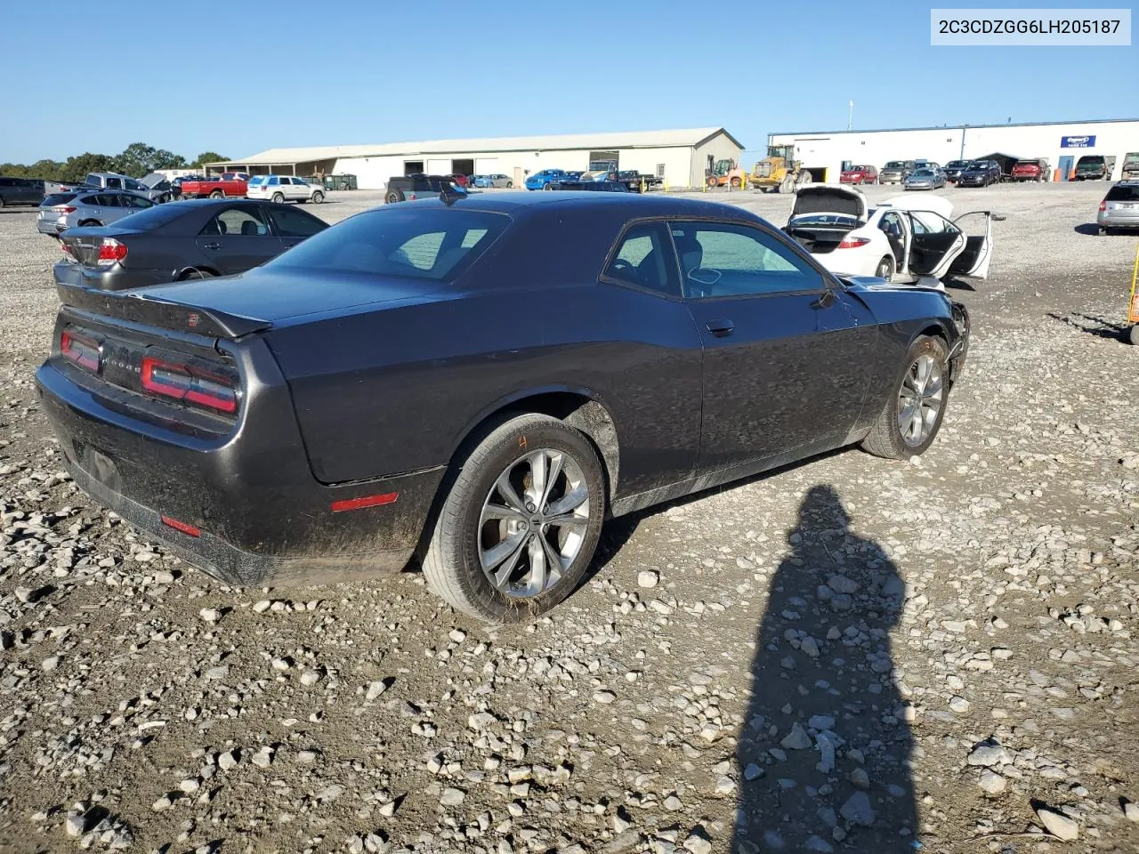 2C3CDZGG6LH205187 2020 Dodge Challenger Sxt