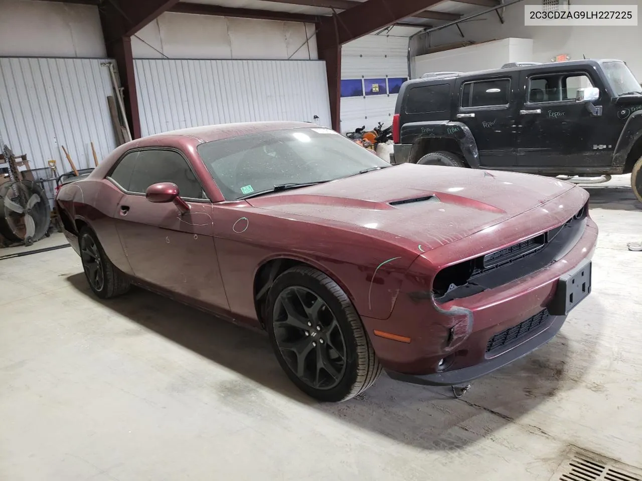 2020 Dodge Challenger Sxt VIN: 2C3CDZAG9LH227225 Lot: 75738104