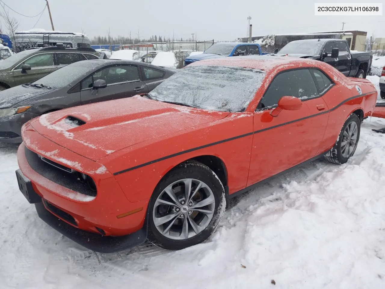 2C3CDZKG7LH106398 2020 Dodge Challenger Gt