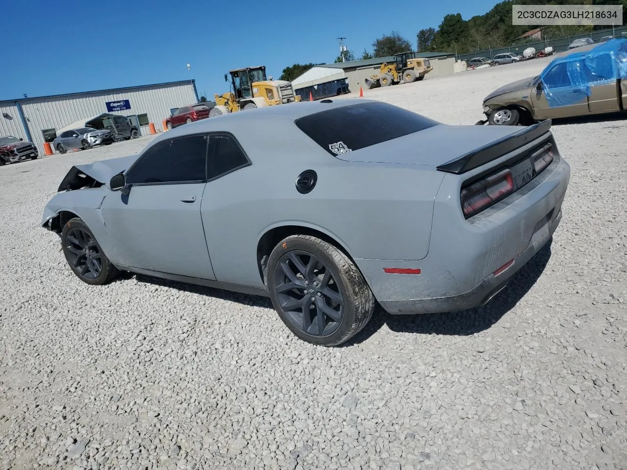 2020 Dodge Challenger Sxt VIN: 2C3CDZAG3LH218634 Lot: 75891894