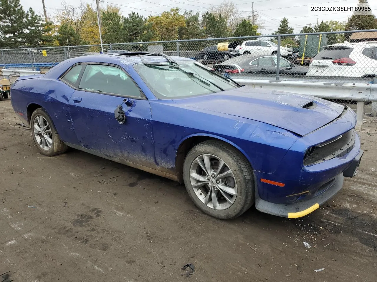 2020 Dodge Challenger Gt VIN: 2C3CDZKG8LH189985 Lot: 76355804