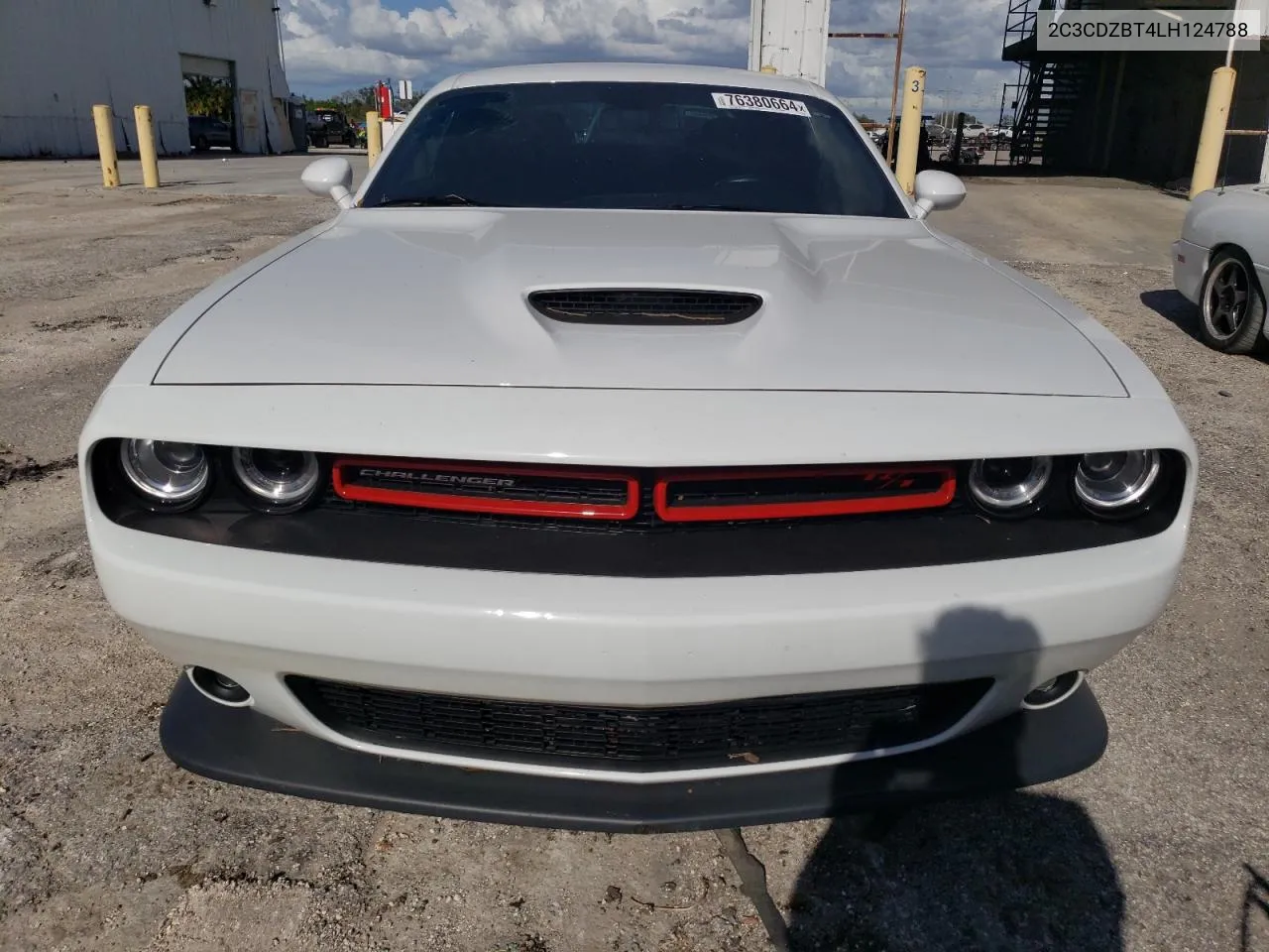 2020 Dodge Challenger R/T VIN: 2C3CDZBT4LH124788 Lot: 76380664