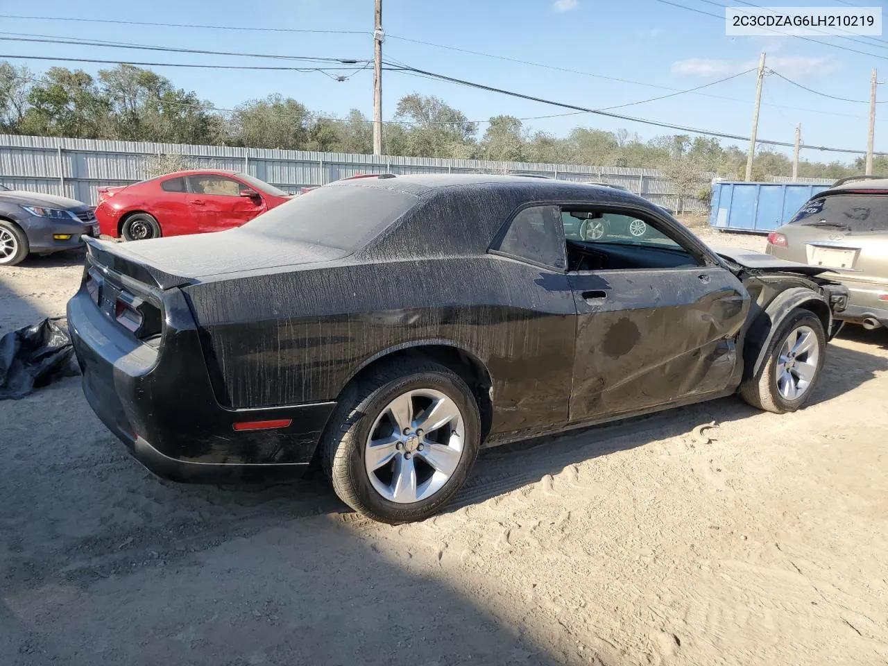 2020 Dodge Challenger Sxt VIN: 2C3CDZAG6LH210219 Lot: 76708954