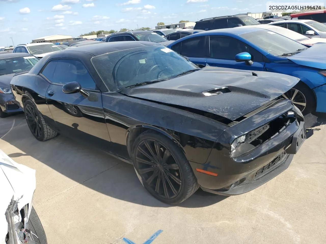 2020 Dodge Challenger Sxt VIN: 2C3CDZAG5LH196474 Lot: 76750494