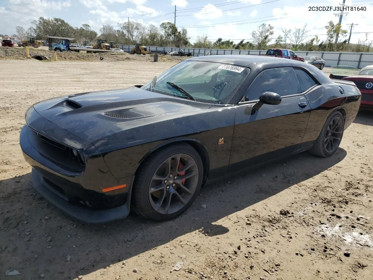 2020 Dodge Challenger R/T Scat Pack VIN: 2C3CDZFJ3LH181640 Lot: 77076994