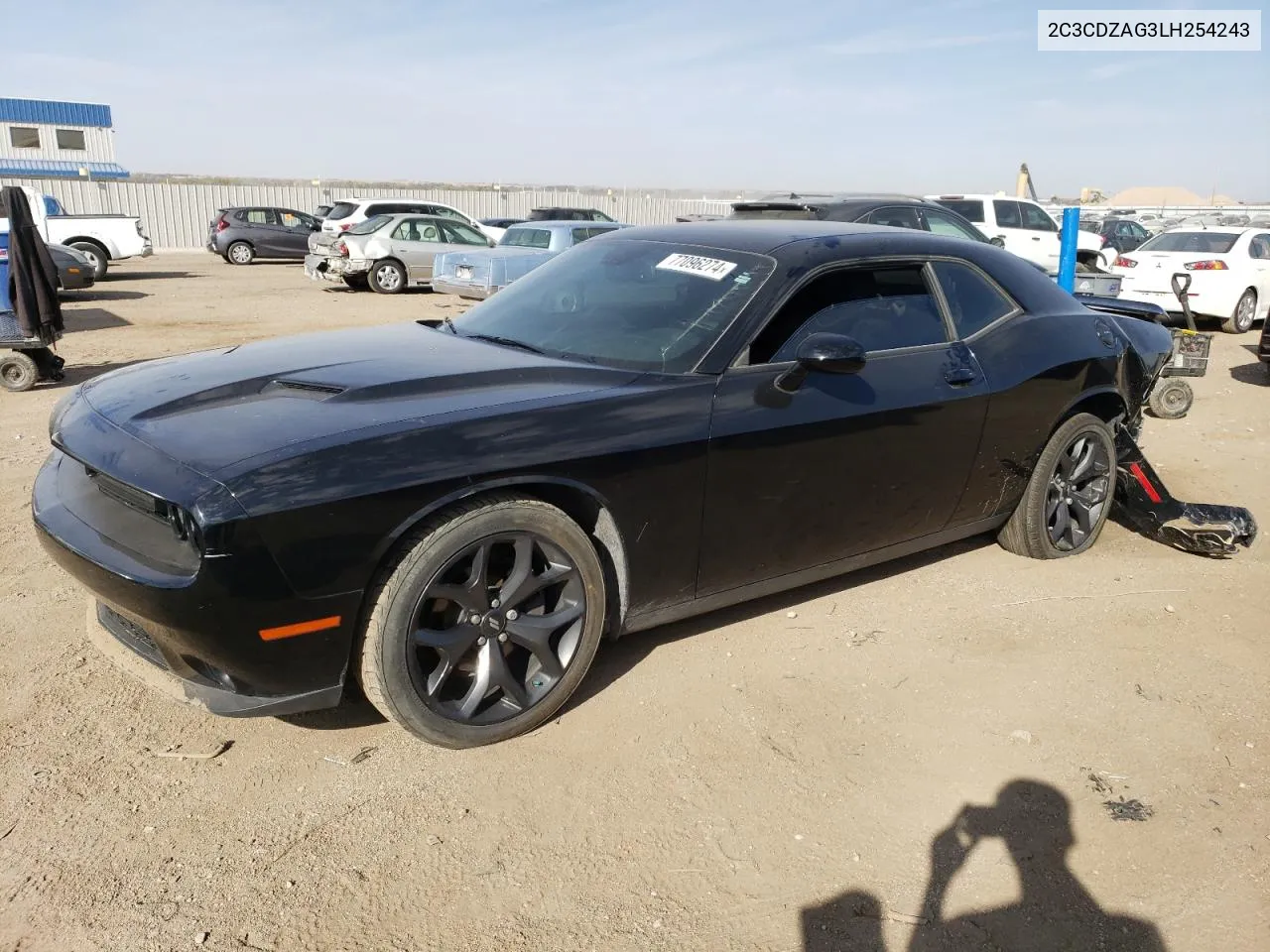 2C3CDZAG3LH254243 2020 Dodge Challenger Sxt