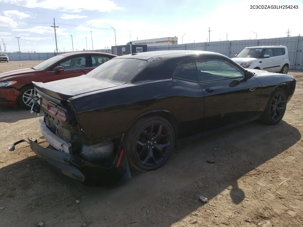 2C3CDZAG3LH254243 2020 Dodge Challenger Sxt