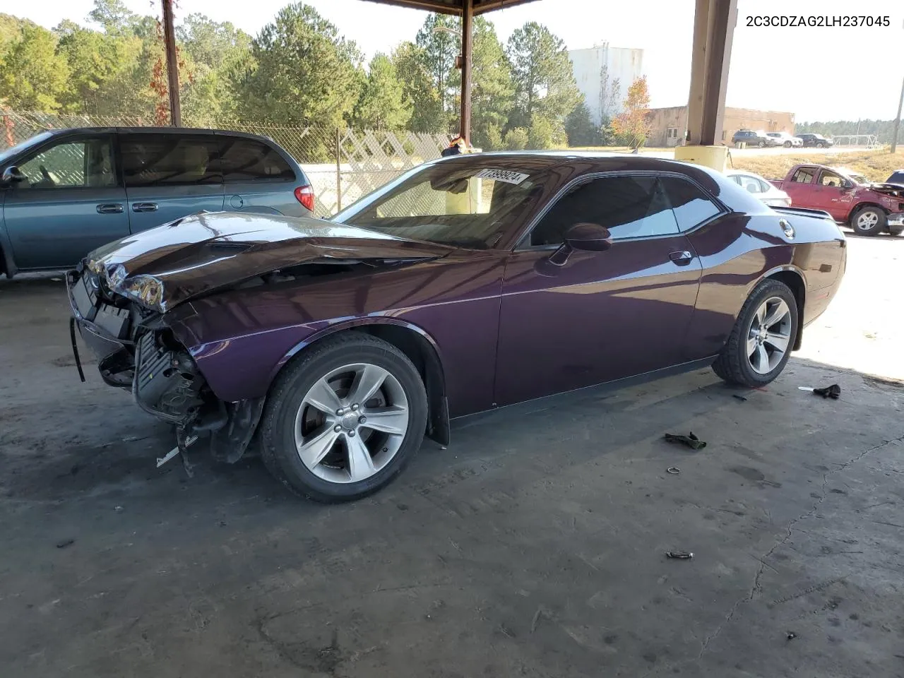 2020 Dodge Challenger Sxt VIN: 2C3CDZAG2LH237045 Lot: 77399924