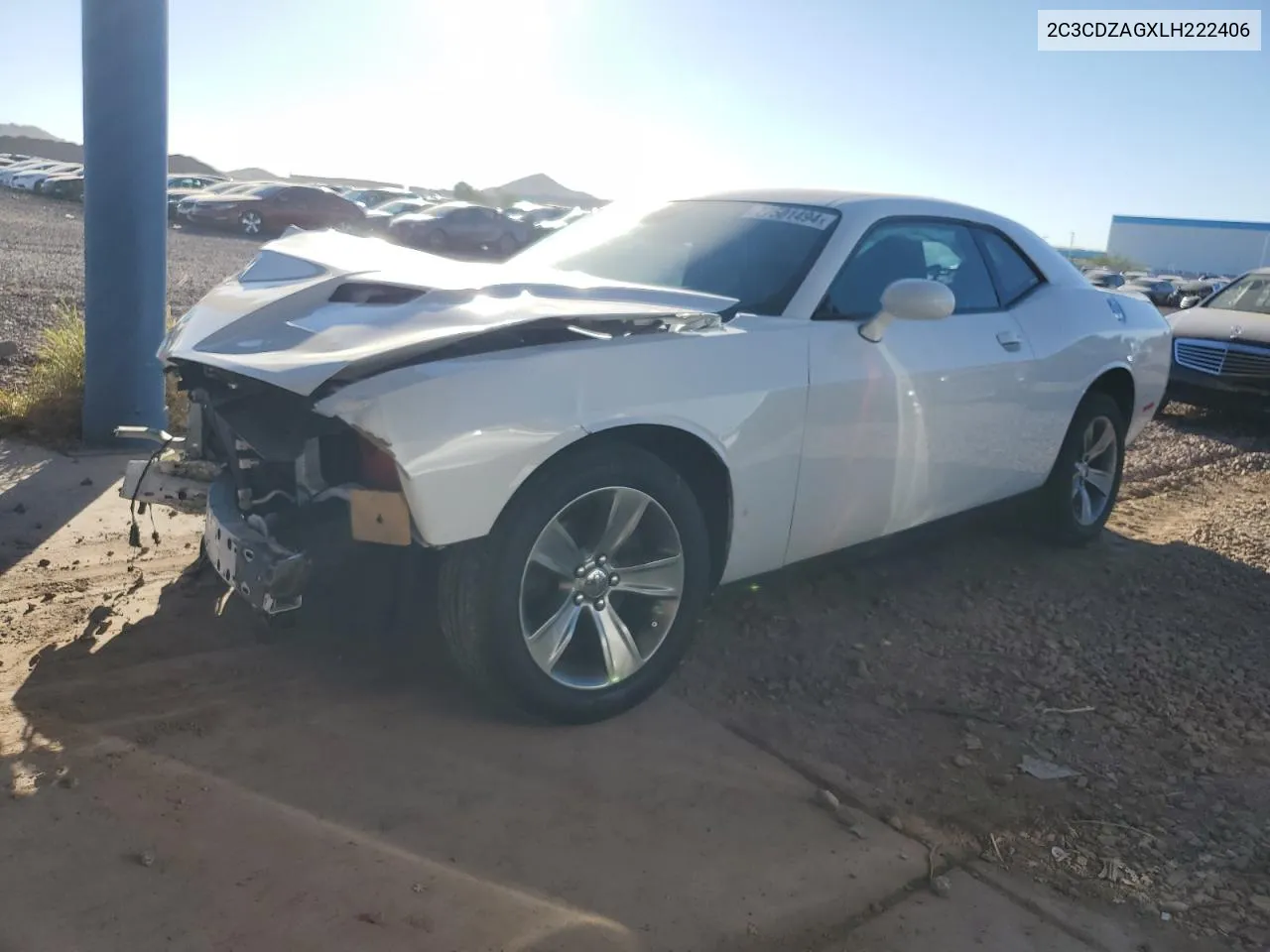 2C3CDZAGXLH222406 2020 Dodge Challenger Sxt