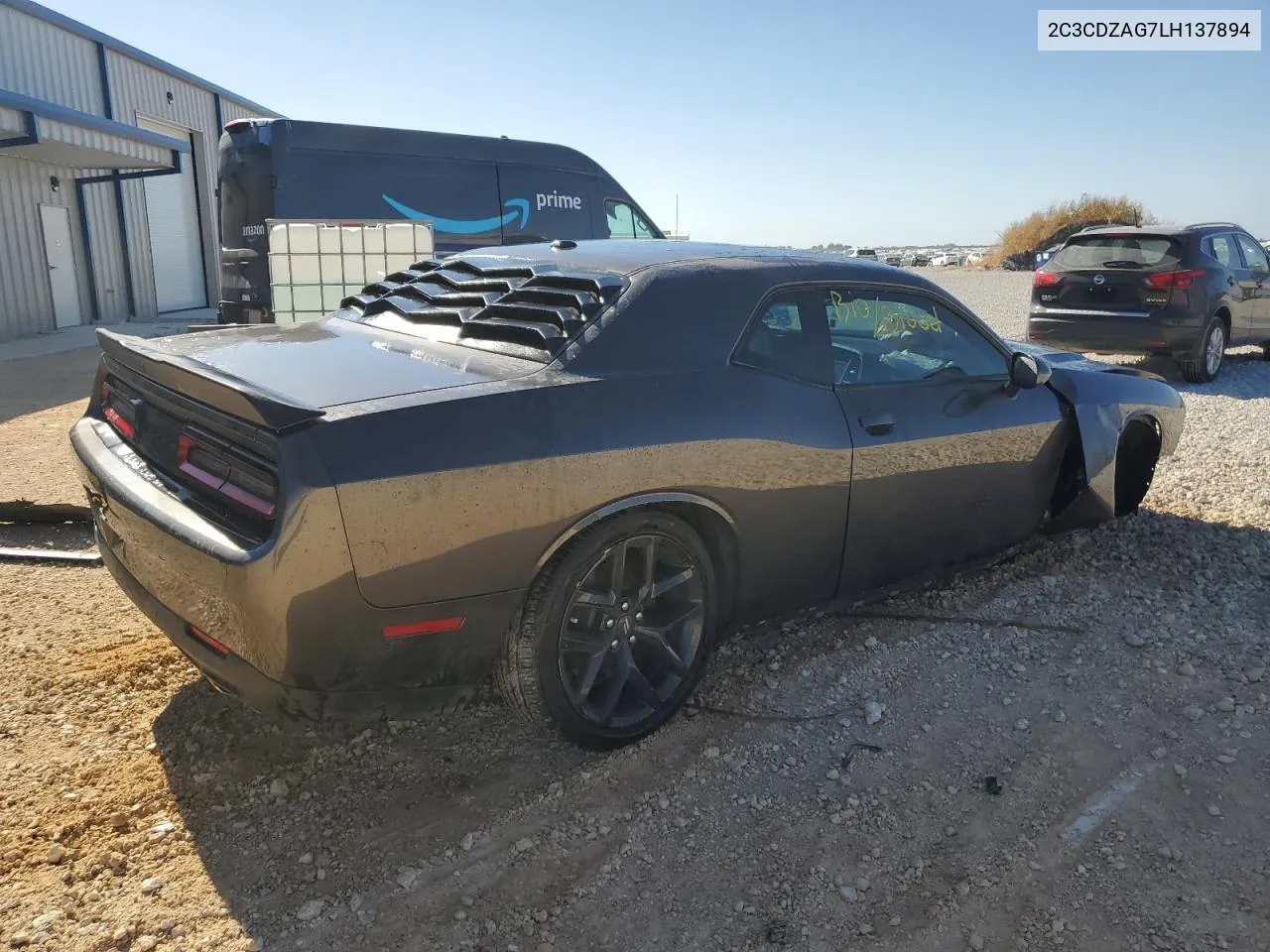 2020 Dodge Challenger Sxt VIN: 2C3CDZAG7LH137894 Lot: 77538274