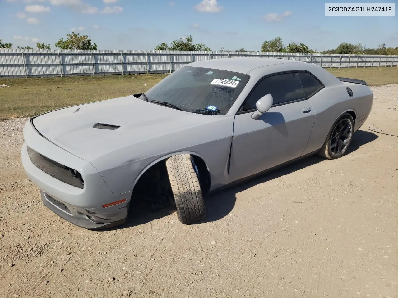 2C3CDZAG1LH247419 2020 Dodge Challenger Sxt