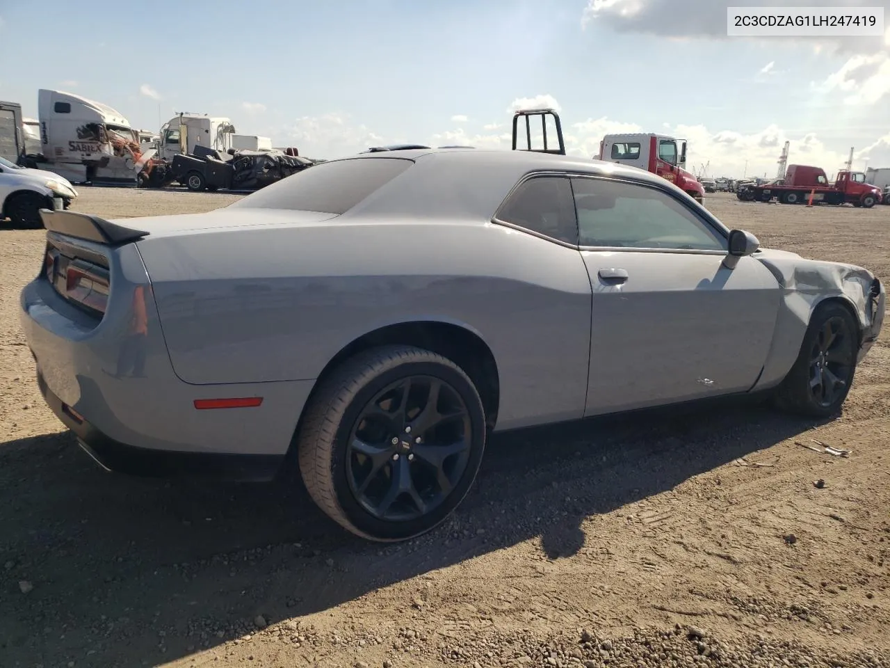 2C3CDZAG1LH247419 2020 Dodge Challenger Sxt