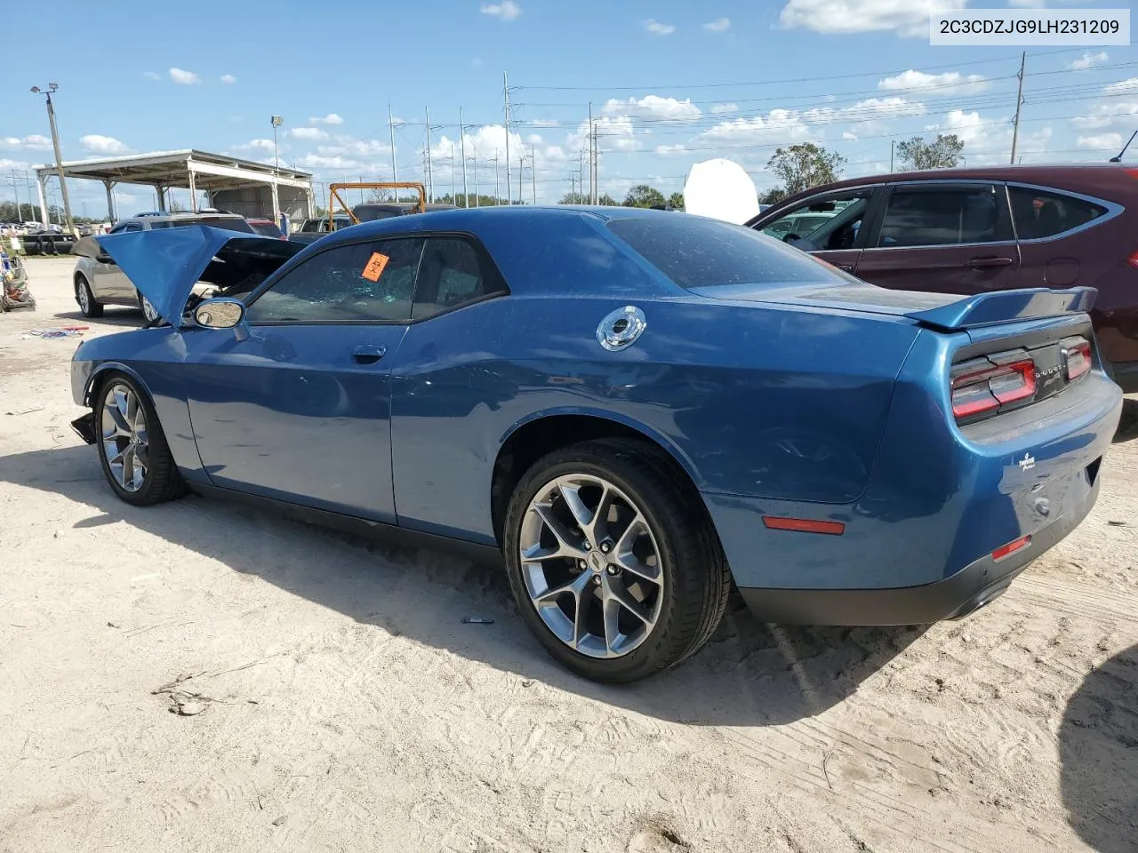 2020 Dodge Challenger Gt VIN: 2C3CDZJG9LH231209 Lot: 77592784