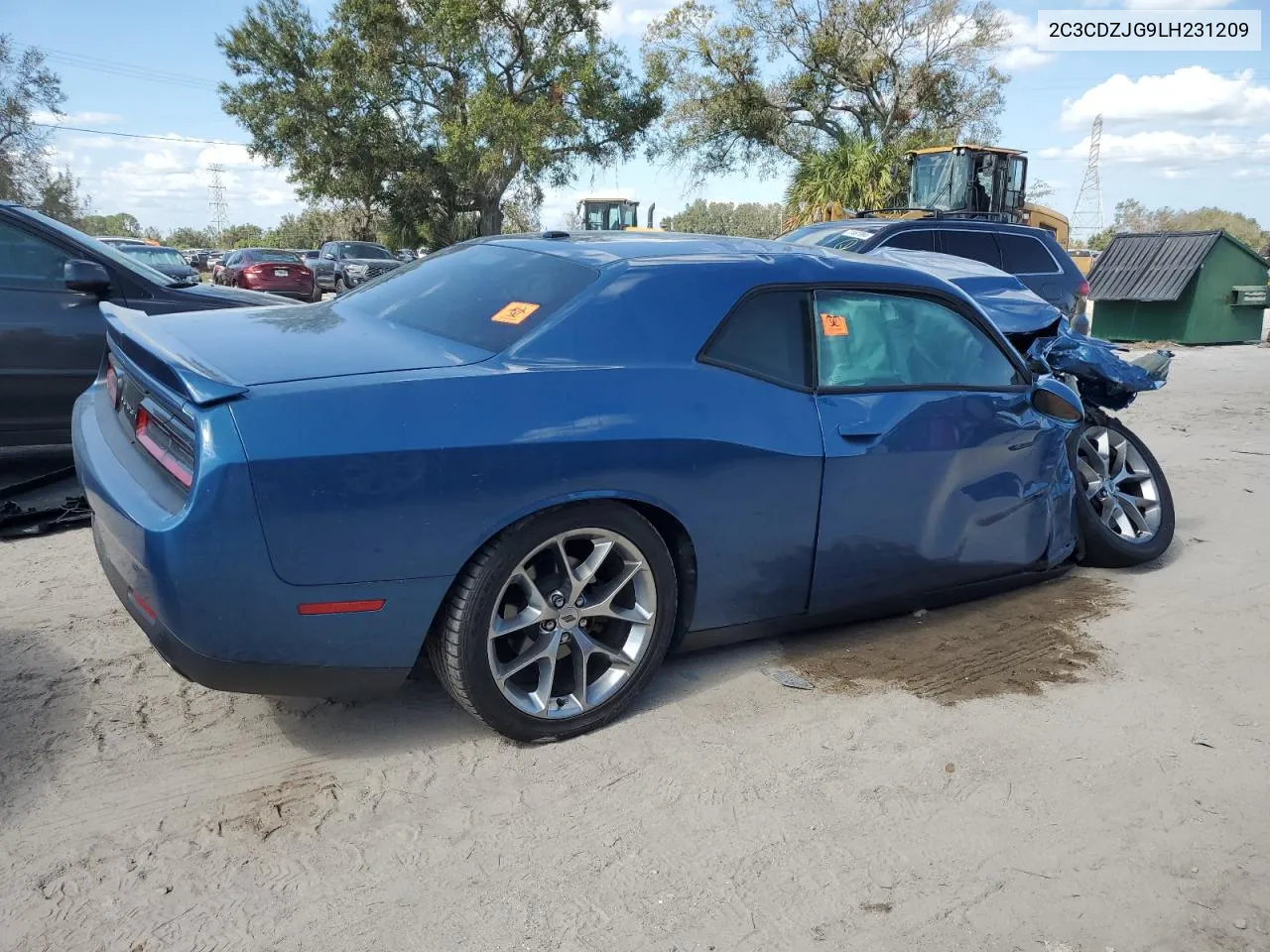 2020 Dodge Challenger Gt VIN: 2C3CDZJG9LH231209 Lot: 77592784