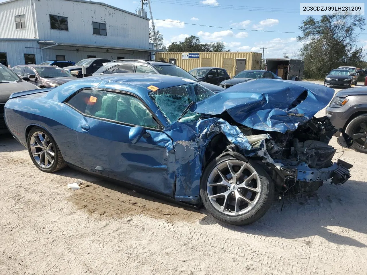 2020 Dodge Challenger Gt VIN: 2C3CDZJG9LH231209 Lot: 77592784