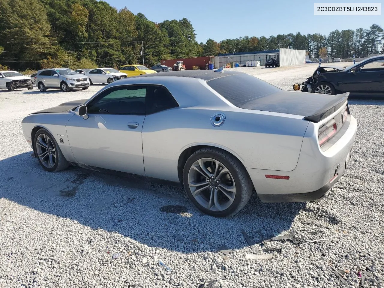 2020 Dodge Challenger R/T VIN: 2C3CDZBT5LH243823 Lot: 77839964