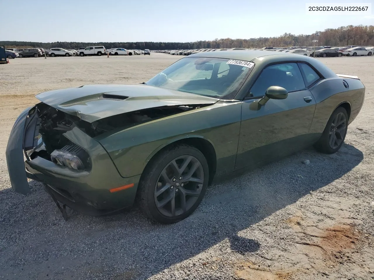 2020 Dodge Challenger Sxt VIN: 2C3CDZAG5LH222667 Lot: 77936784