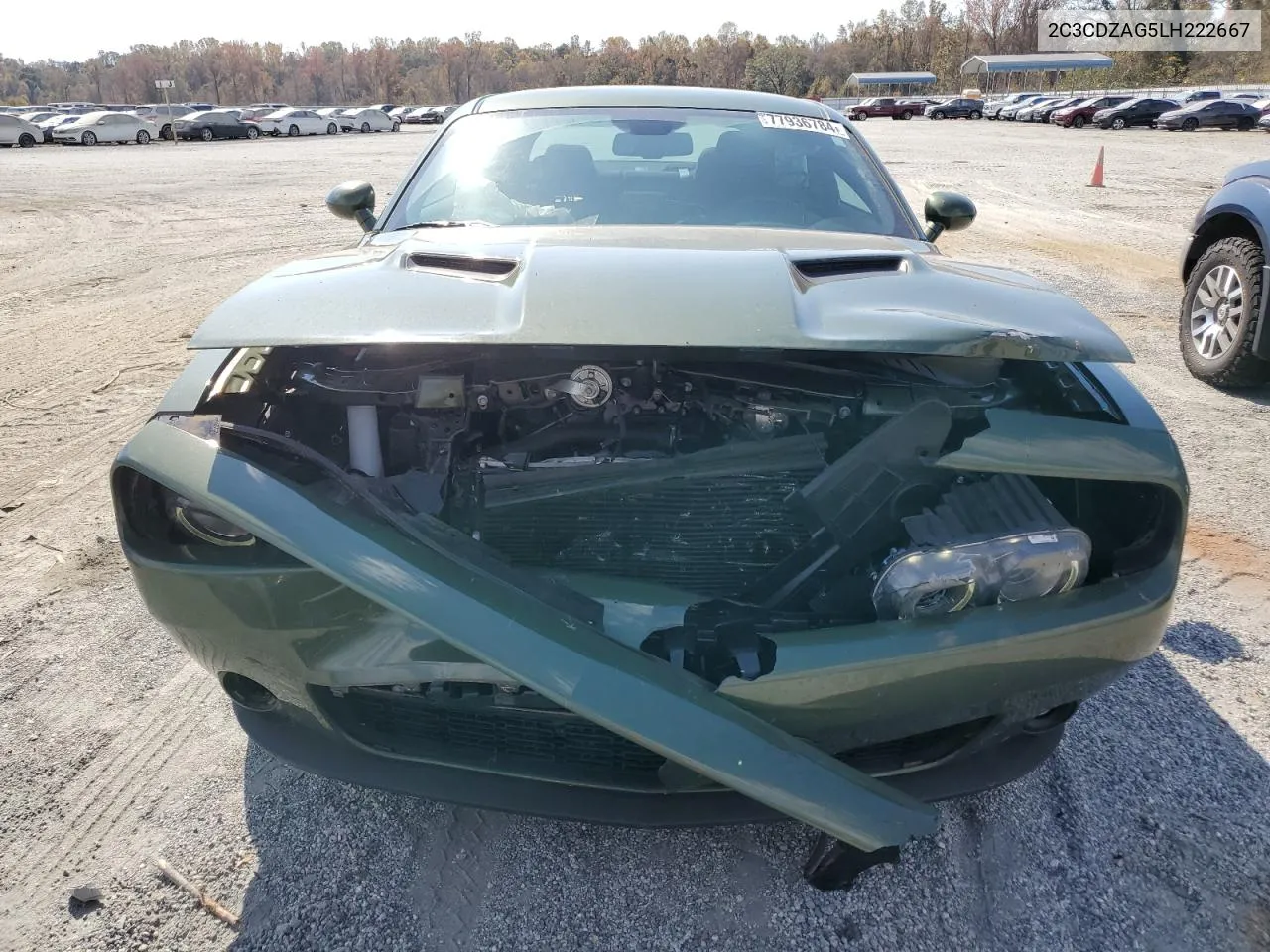 2020 Dodge Challenger Sxt VIN: 2C3CDZAG5LH222667 Lot: 77936784