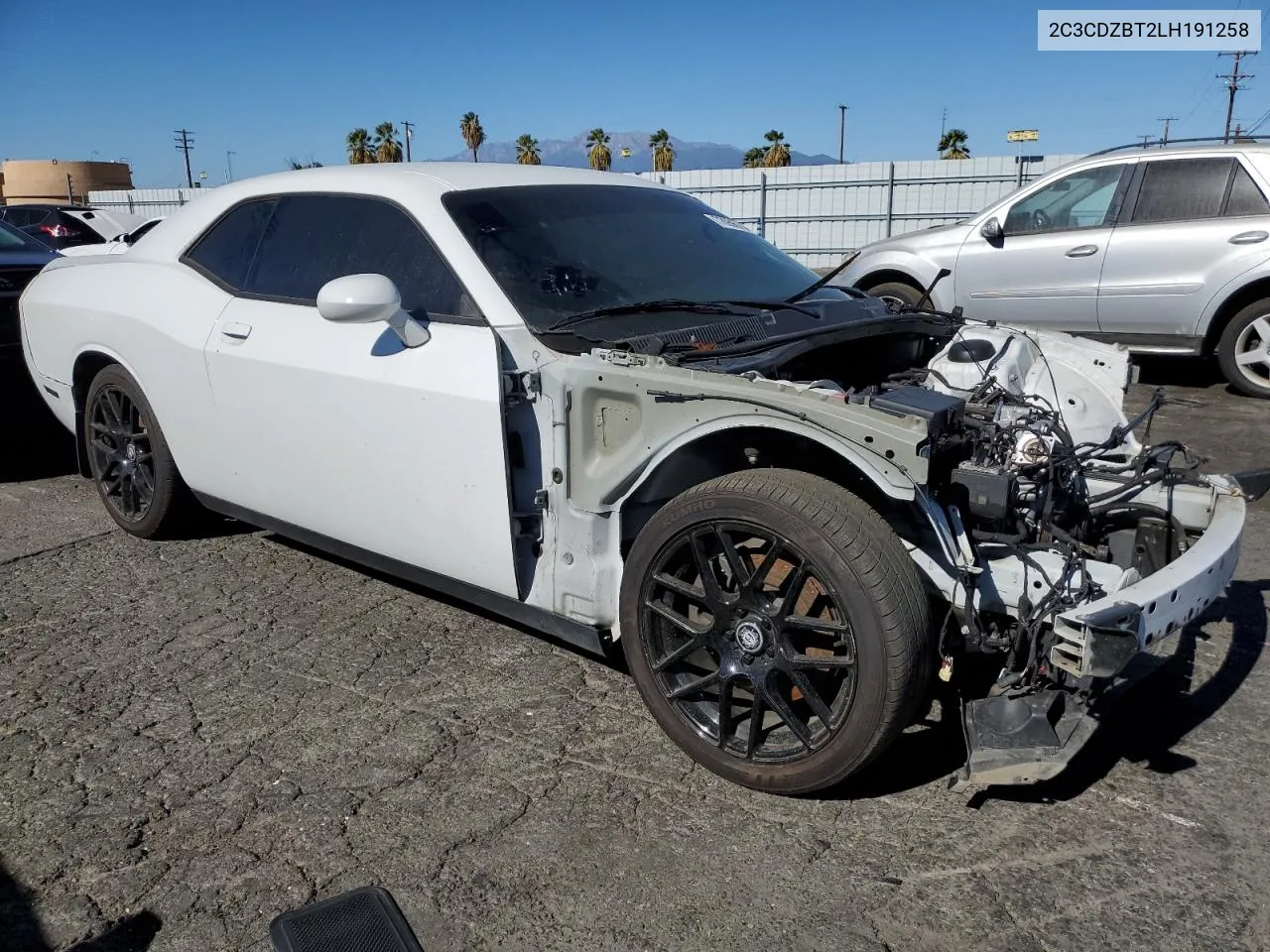 2020 Dodge Challenger R/T VIN: 2C3CDZBT2LH191258 Lot: 78956714