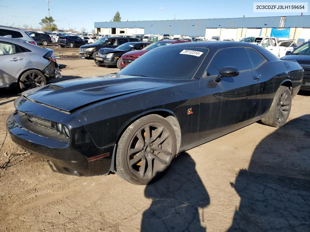 2020 Dodge Challenger R/T Scat Pack VIN: 2C3CDZFJ3LH159654 Lot: 79112314