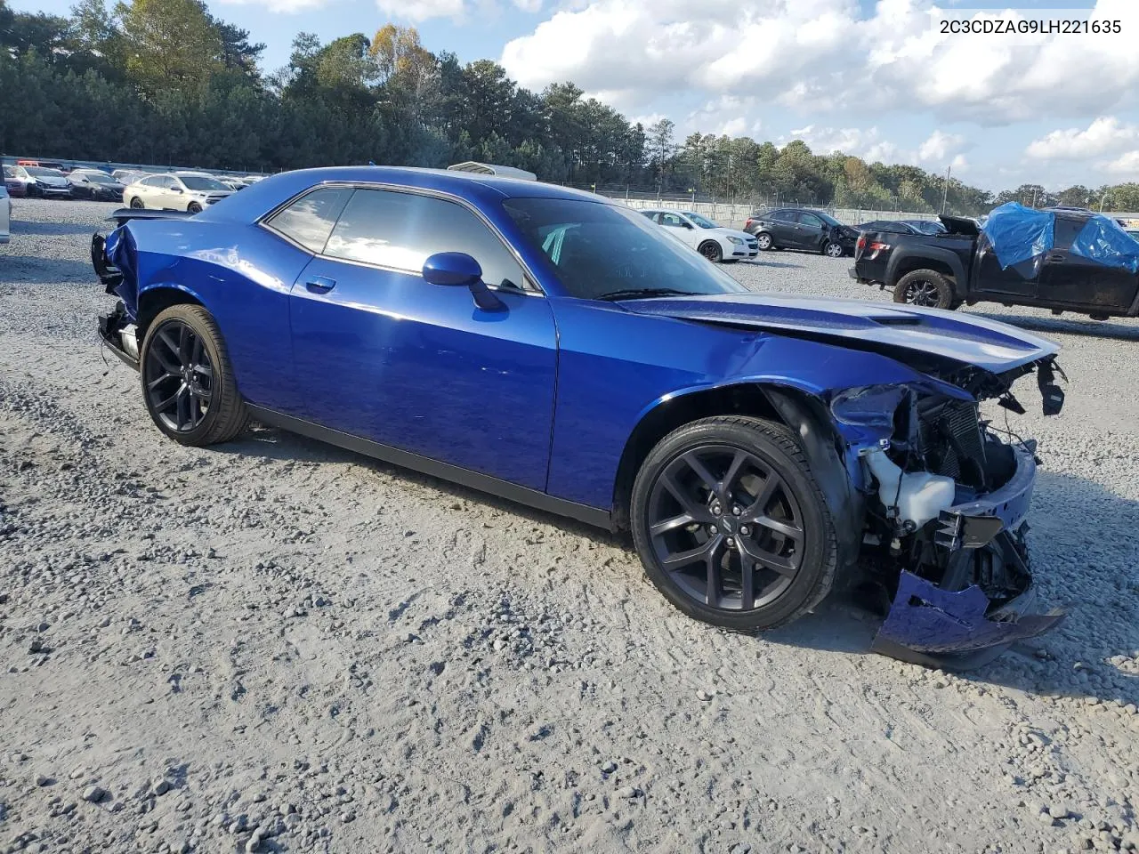 2020 Dodge Challenger Sxt VIN: 2C3CDZAG9LH221635 Lot: 79204324