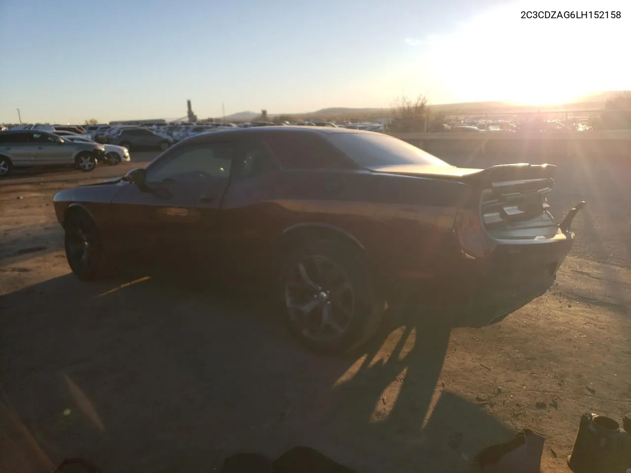 2020 Dodge Challenger Sxt VIN: 2C3CDZAG6LH152158 Lot: 80736024