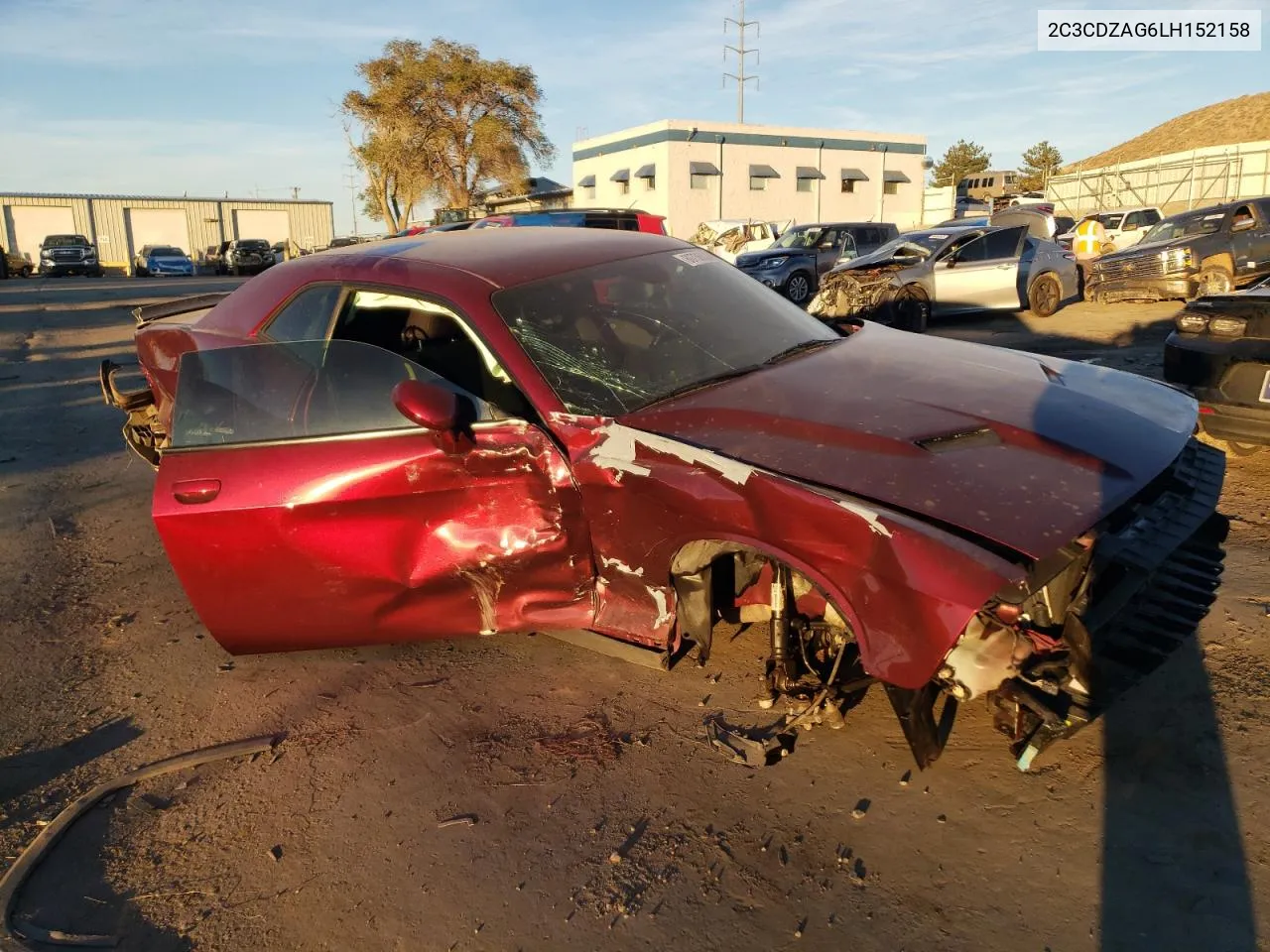 2020 Dodge Challenger Sxt VIN: 2C3CDZAG6LH152158 Lot: 80736024