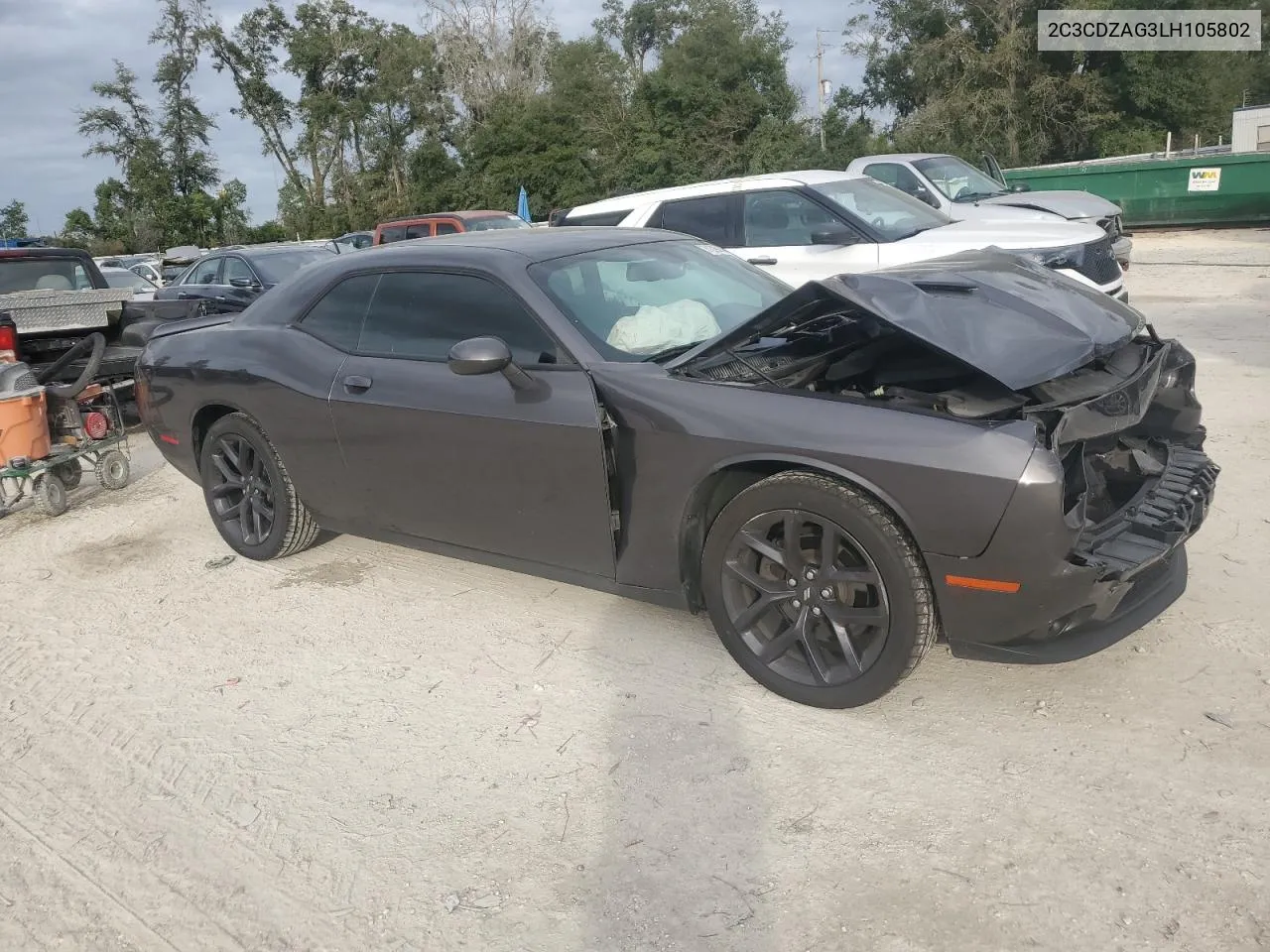 2020 Dodge Challenger Sxt VIN: 2C3CDZAG3LH105802 Lot: 81399454