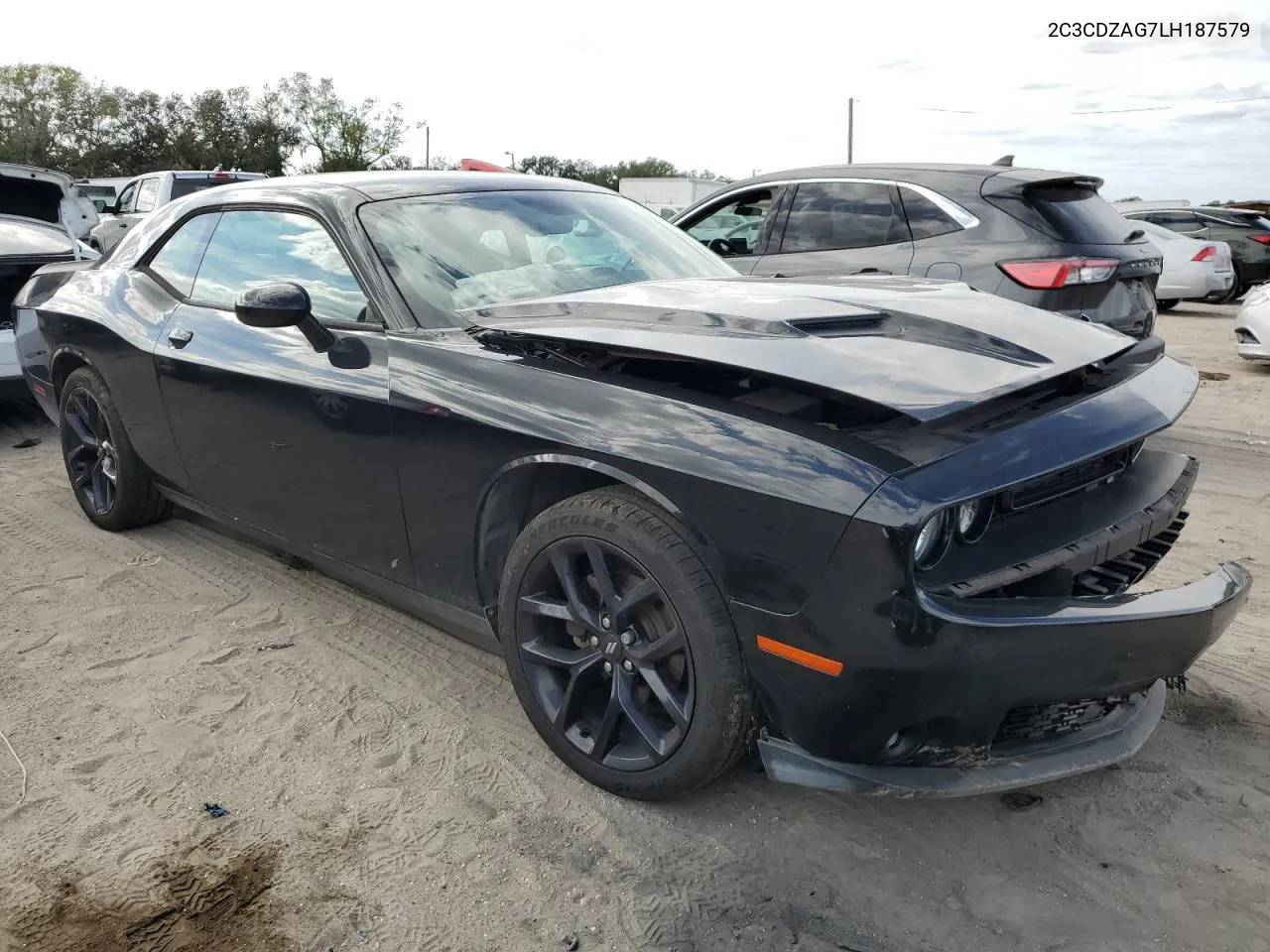 2020 Dodge Challenger Sxt VIN: 2C3CDZAG7LH187579 Lot: 81399464