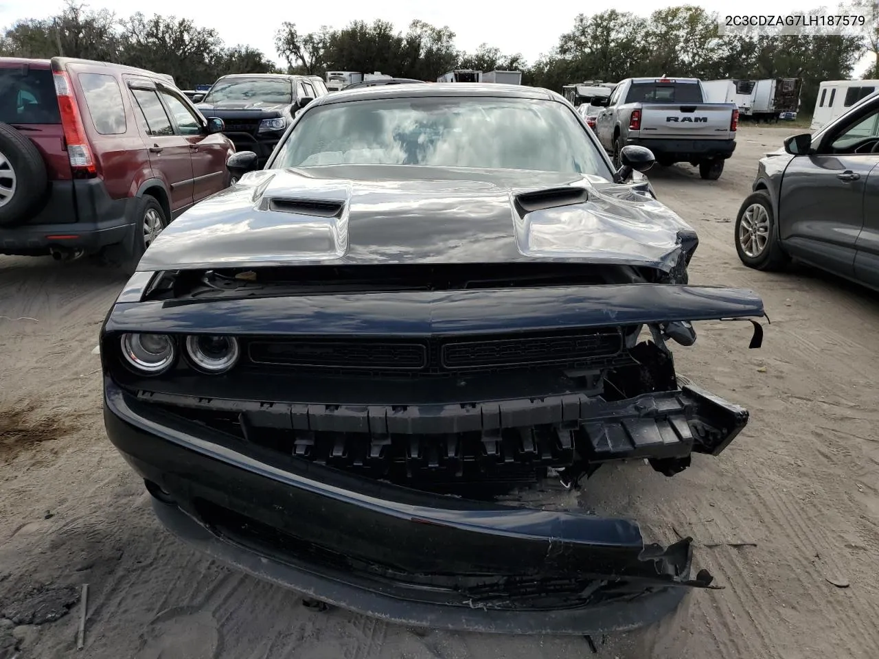 2020 Dodge Challenger Sxt VIN: 2C3CDZAG7LH187579 Lot: 81399464