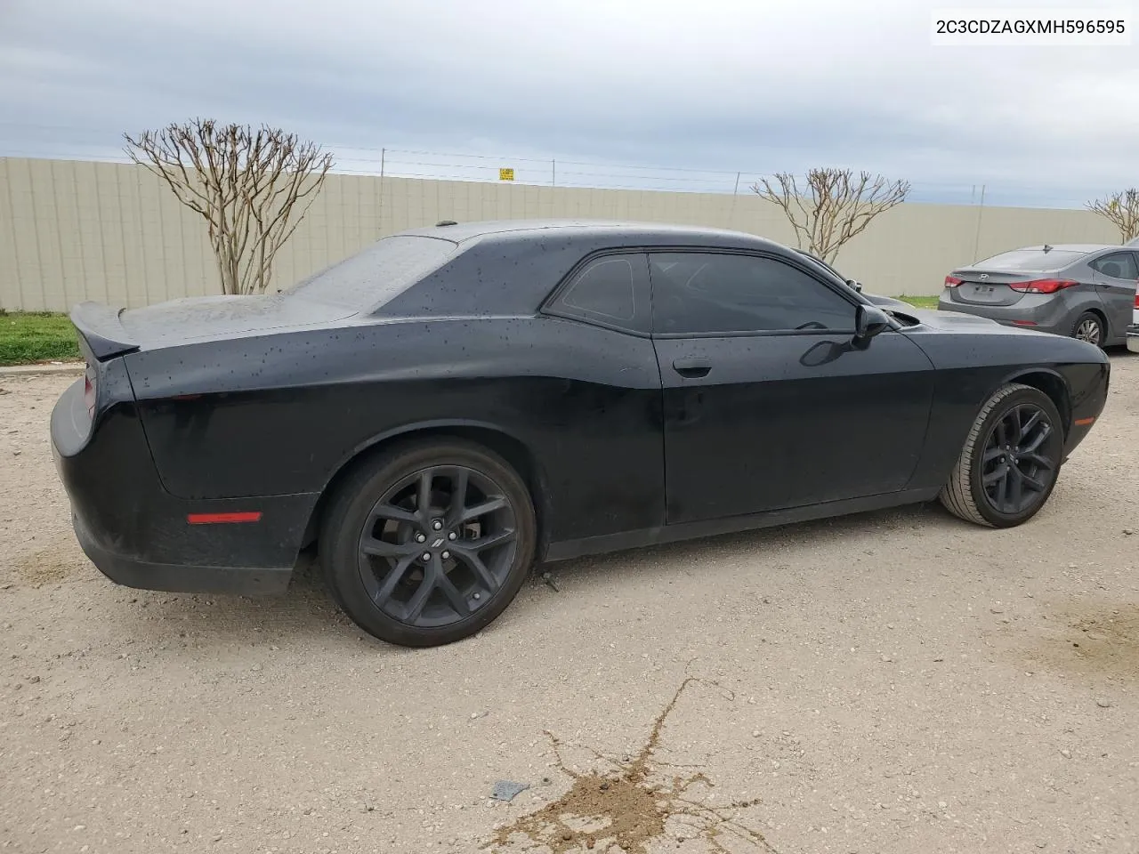 2021 Dodge Challenger Sxt VIN: 2C3CDZAGXMH596595 Lot: 45005564