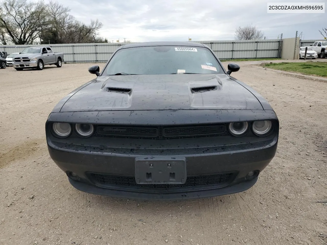 2021 Dodge Challenger Sxt VIN: 2C3CDZAGXMH596595 Lot: 45005564