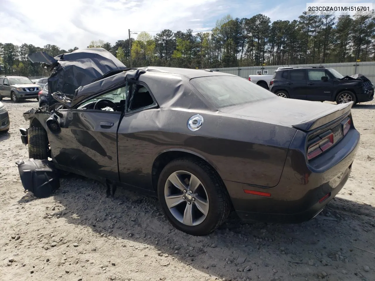 2021 Dodge Challenger Sxt VIN: 2C3CDZAG1MH516701 Lot: 45502863