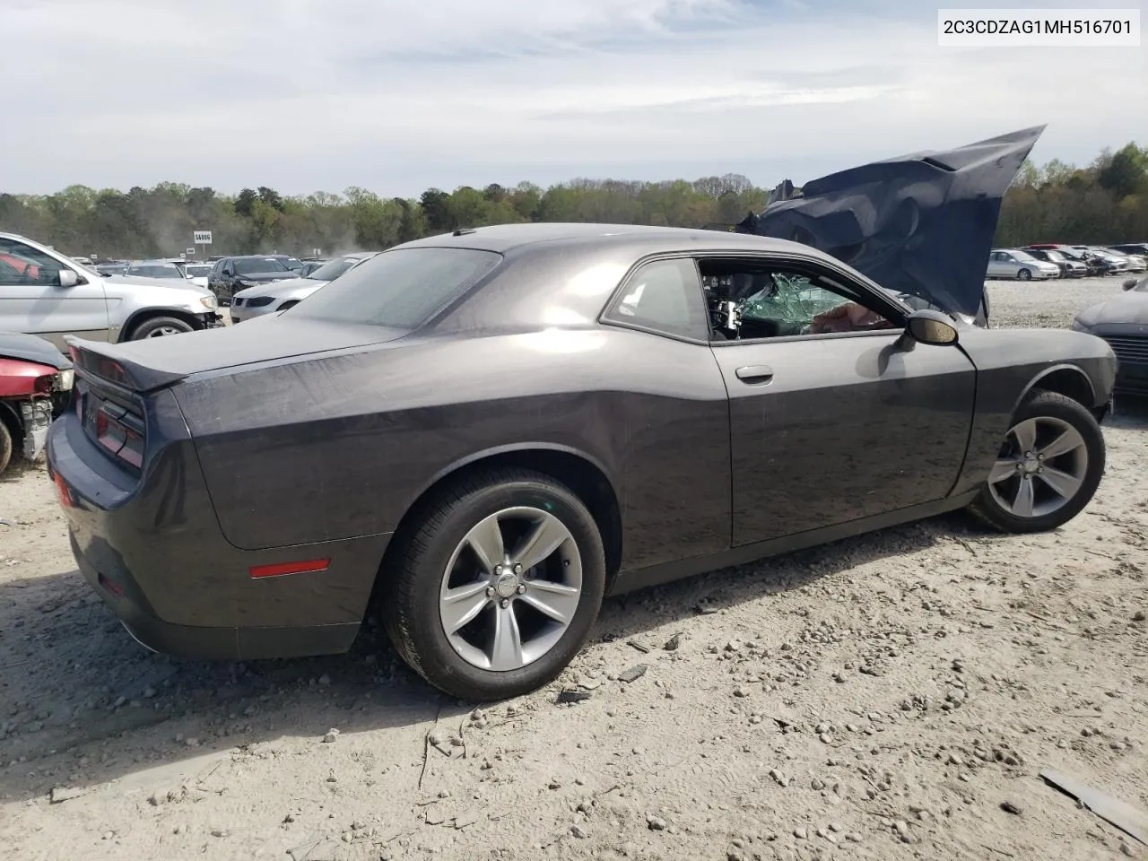 2021 Dodge Challenger Sxt VIN: 2C3CDZAG1MH516701 Lot: 45502863