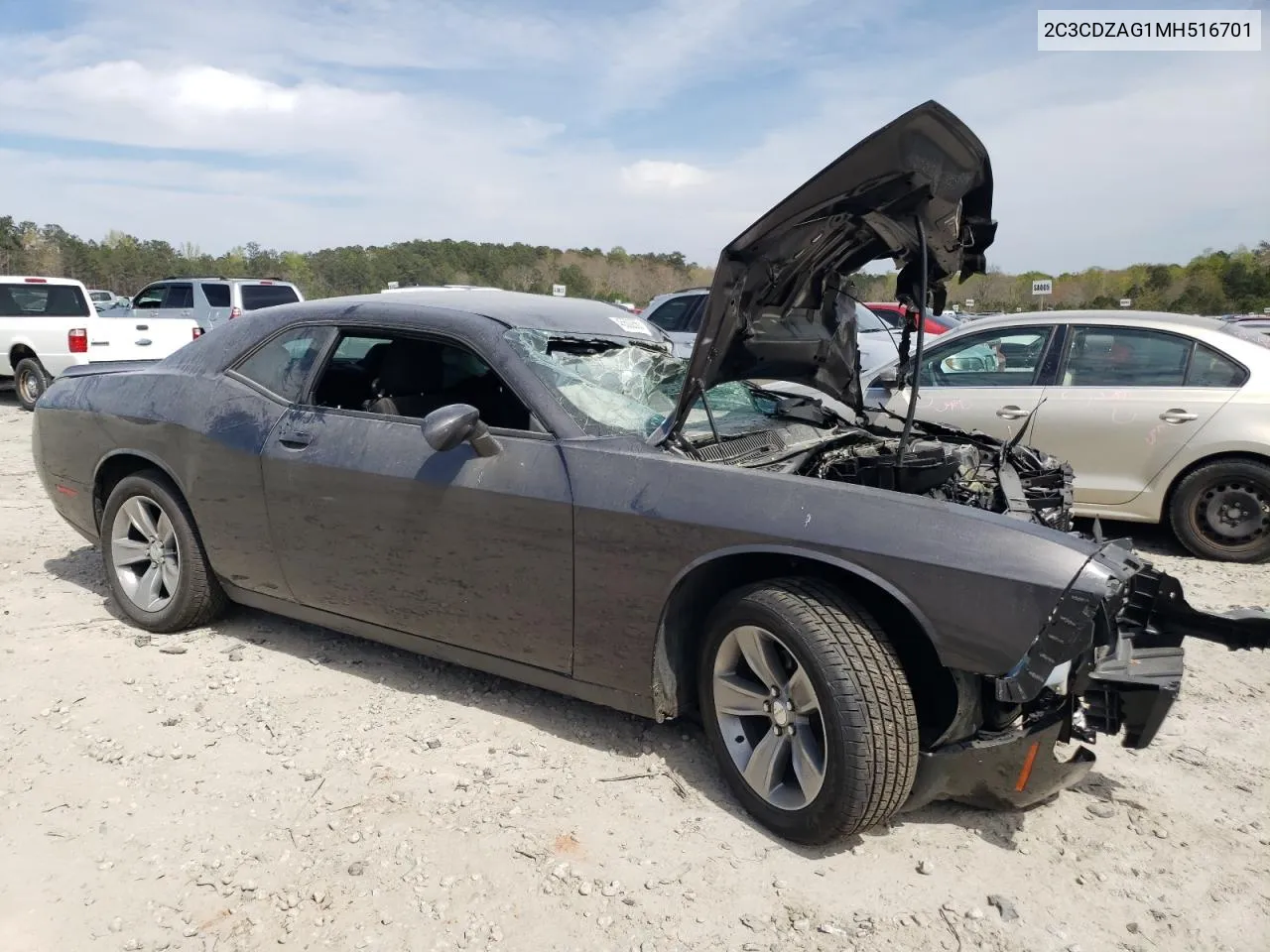 2021 Dodge Challenger Sxt VIN: 2C3CDZAG1MH516701 Lot: 45502863