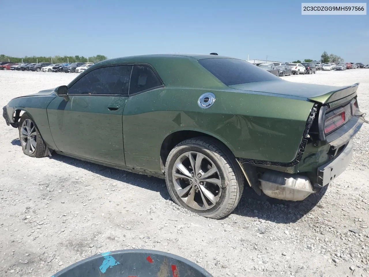 2021 Dodge Challenger Sxt VIN: 2C3CDZGG9MH597566 Lot: 51458134