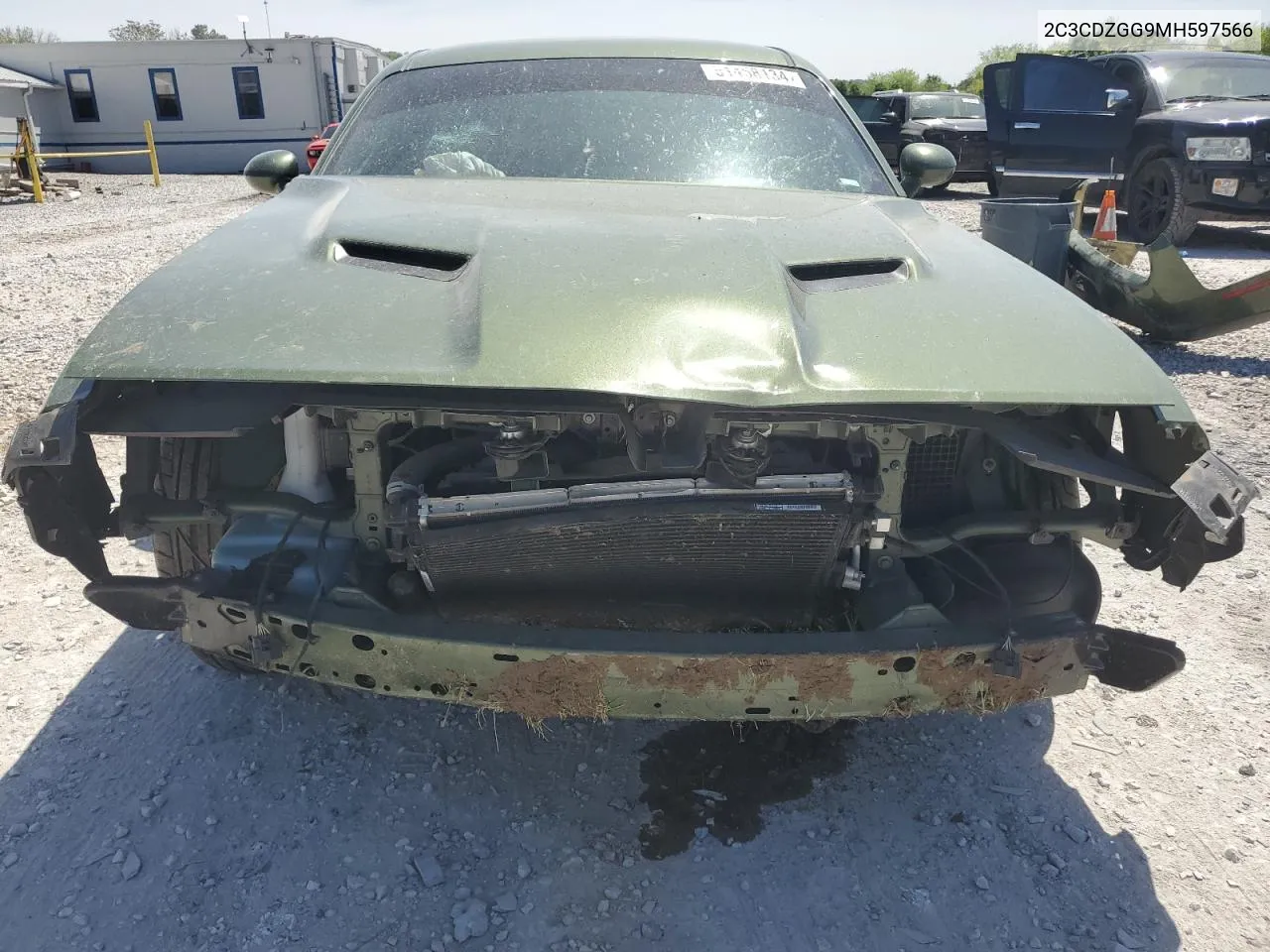 2021 Dodge Challenger Sxt VIN: 2C3CDZGG9MH597566 Lot: 51458134