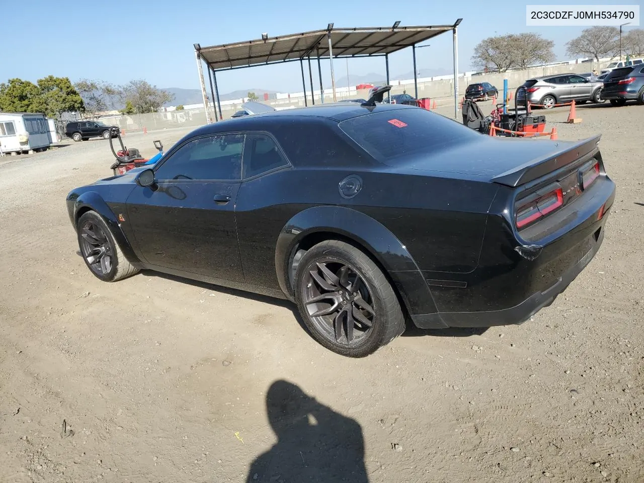 2021 Dodge Challenger R/T Scat Pack VIN: 2C3CDZFJ0MH534790 Lot: 53131574